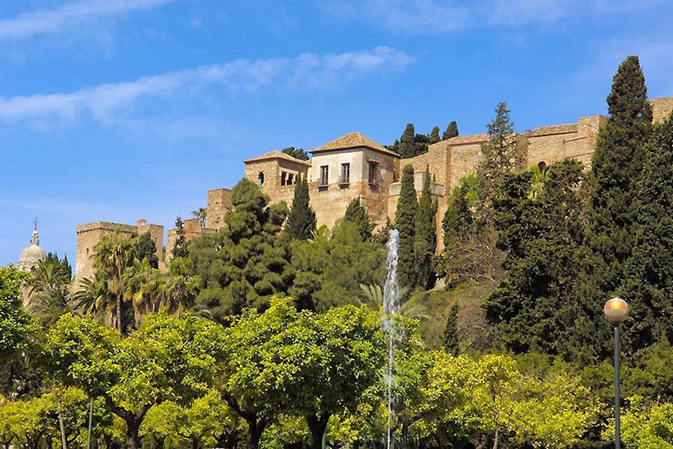 Die Alcazaba Von Málaga - Andalusien - Spanien