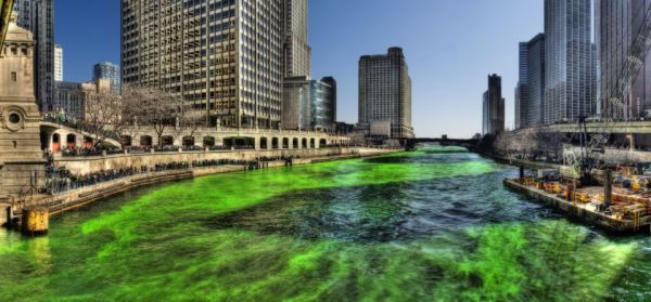 A Green Chicago River kicks off St. Patrick's Day celebrations - Medill  Reports Chicago