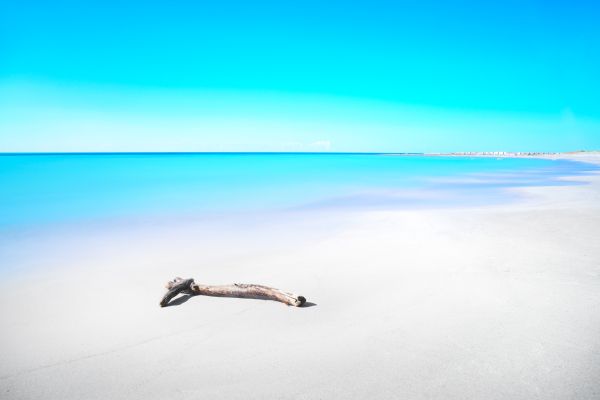 Mer Turquoise Et Sable Blanc En Toscane Lenvers Dun