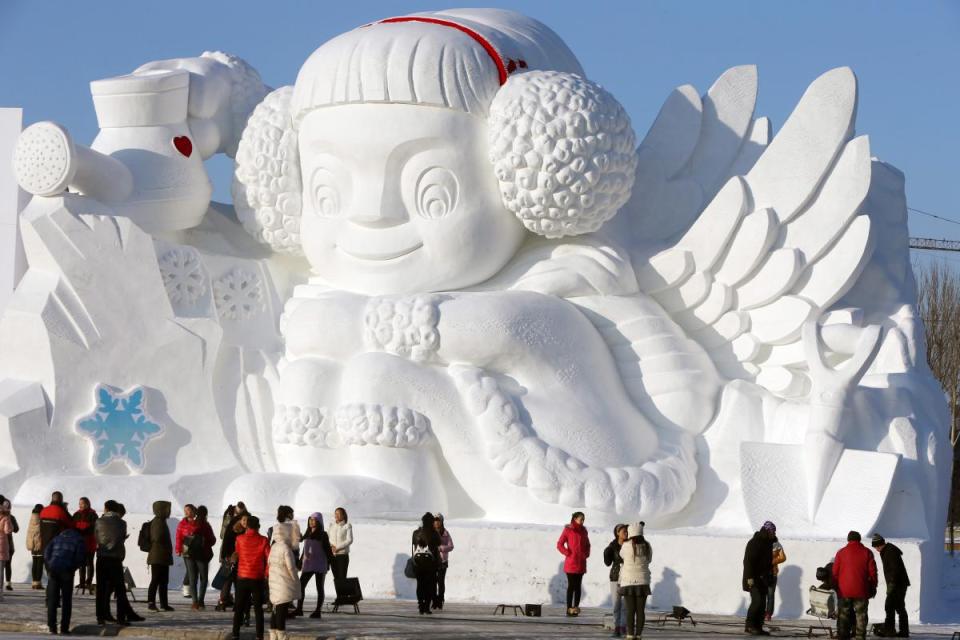 Festival Internacional de esculturas de hielo y nieve de Harbin