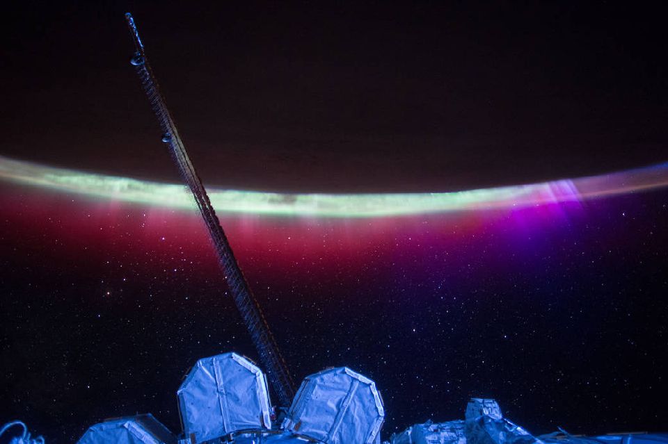 Aurora’s Colorful Veil over Earth