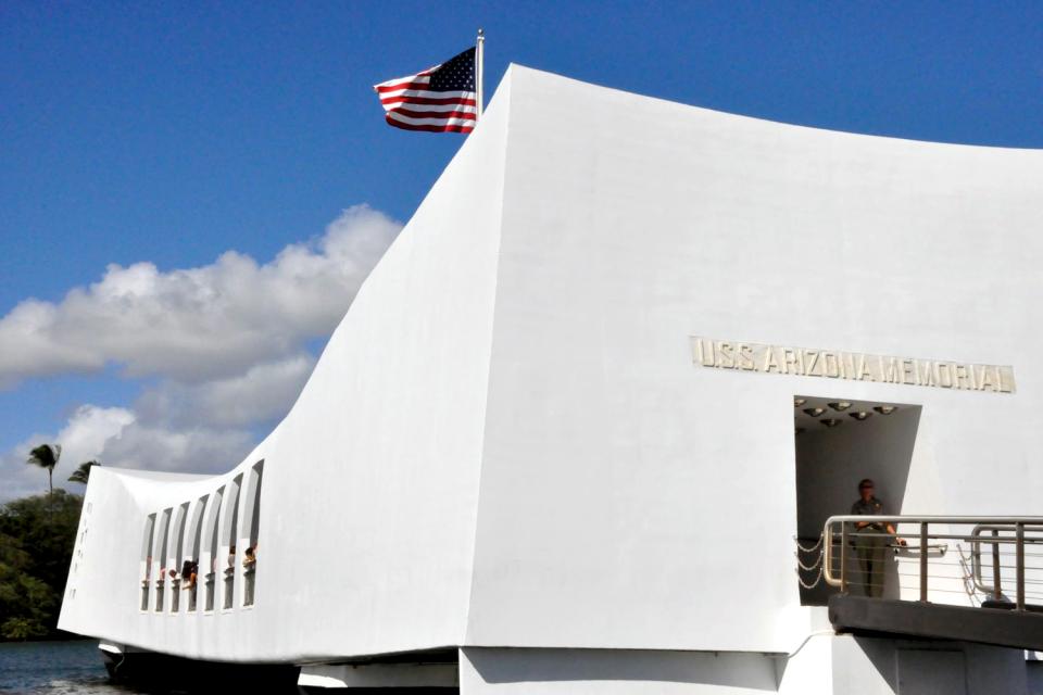 Le site de Pearl Harbor (Oahu) , Etats-Unis