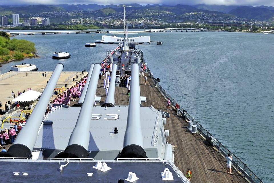 Le site de Pearl Harbor (Oahu) , Etats-Unis