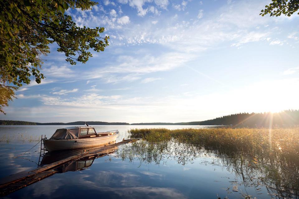 Die Finnische Seenplatte , Finnland
