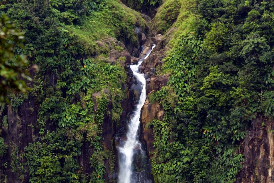Les chutes du Carbet , Les chutes du Carbet, site touristique , Les îles de Guadeloupe