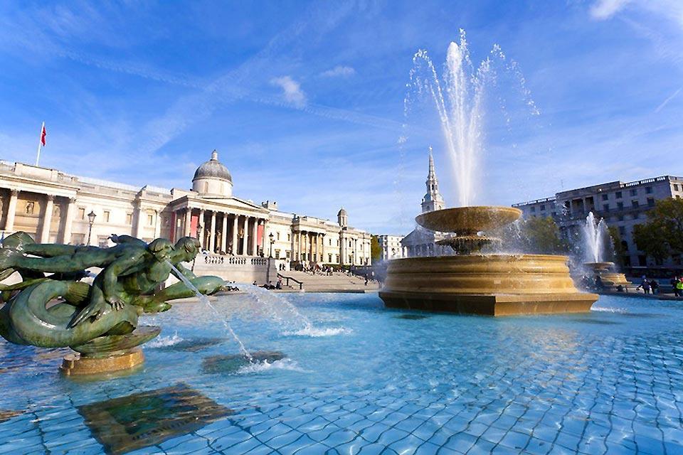 Trafalgar Square , Trafalgar Square, Londres, Inglaterra , Reino Unido