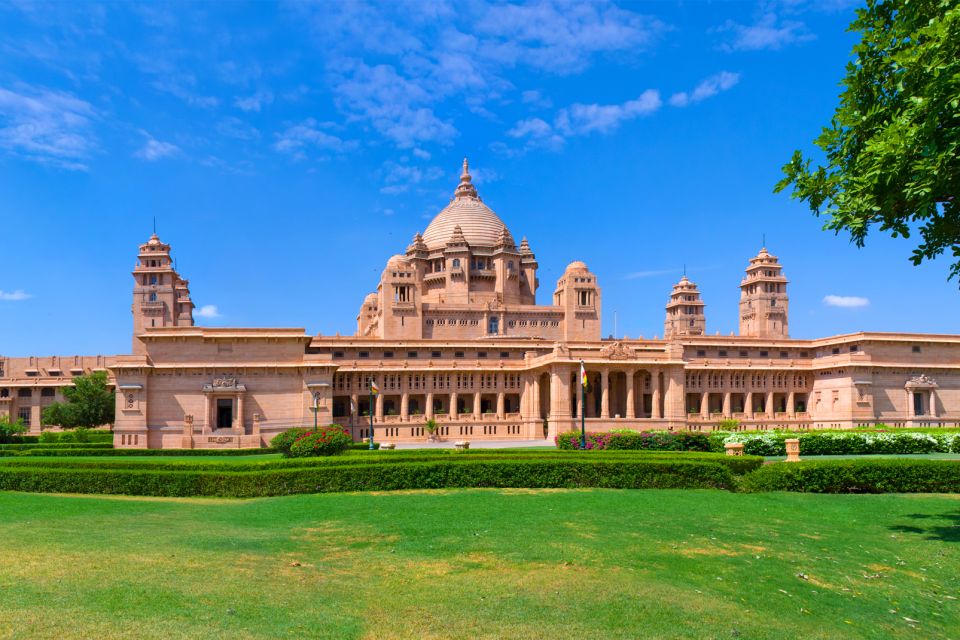 Der Umaid Bhawan Palace Von Jodhpur Rajasthan Indien