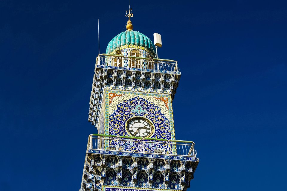 Les arts et la culture, mosqu?e, irak, islam, architecture, minaret, proche-orient, Al-Kadhimiya, Baghdad, golden mosqu?e, religion, horloge