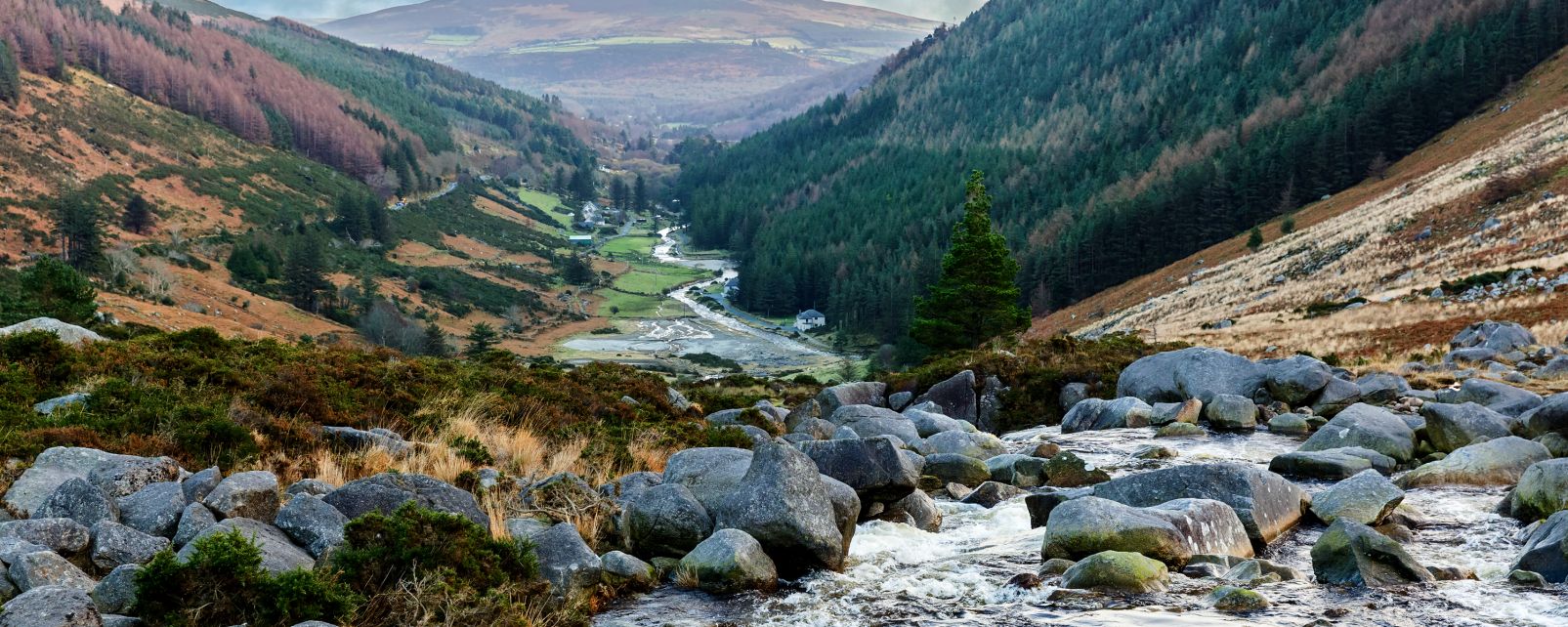 Das Granitgebirge von Wicklow Irland