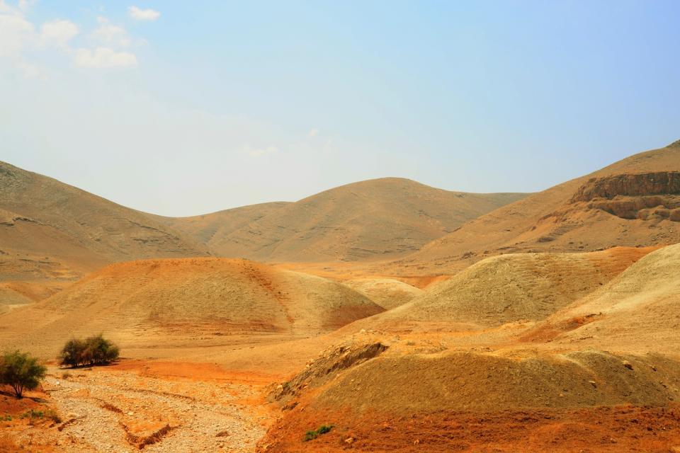 Las montañas rocosas , Desierto del Néguev, Israel , Israel