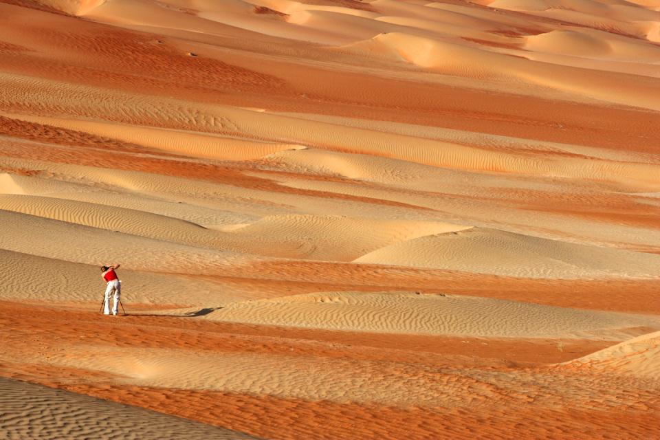 El desierto Rub' al-Khali , Arabia Saudí