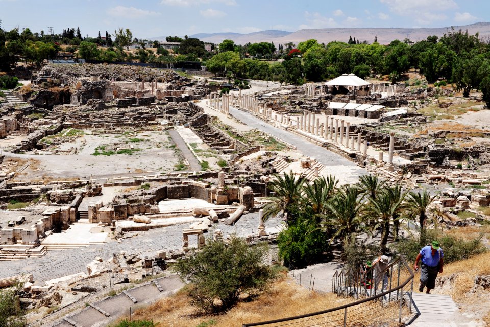 Les sites archéologiques, Scythopolis, beit, shearim, necropole, juif, israel, proche-orient, catacombes, caveau, sous-terrain, tombe