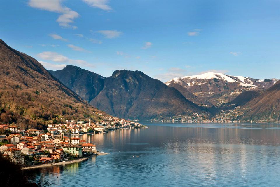 El lago de Como , Italia