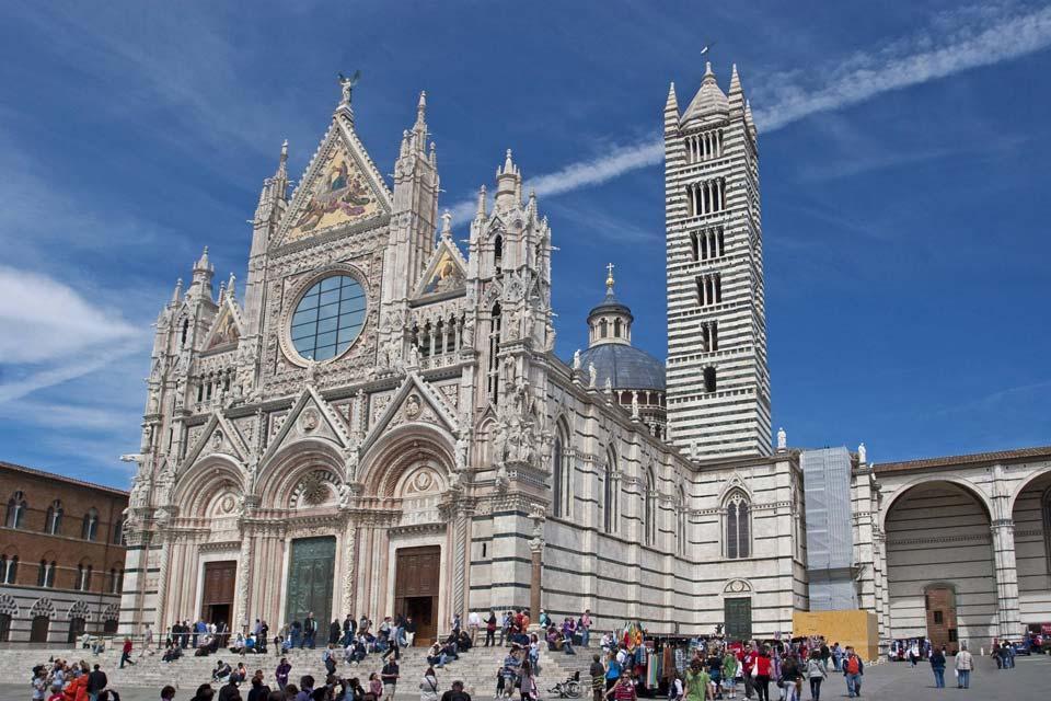 Die sienesischen Monumente , Die Kathedrale von Siena , Italien