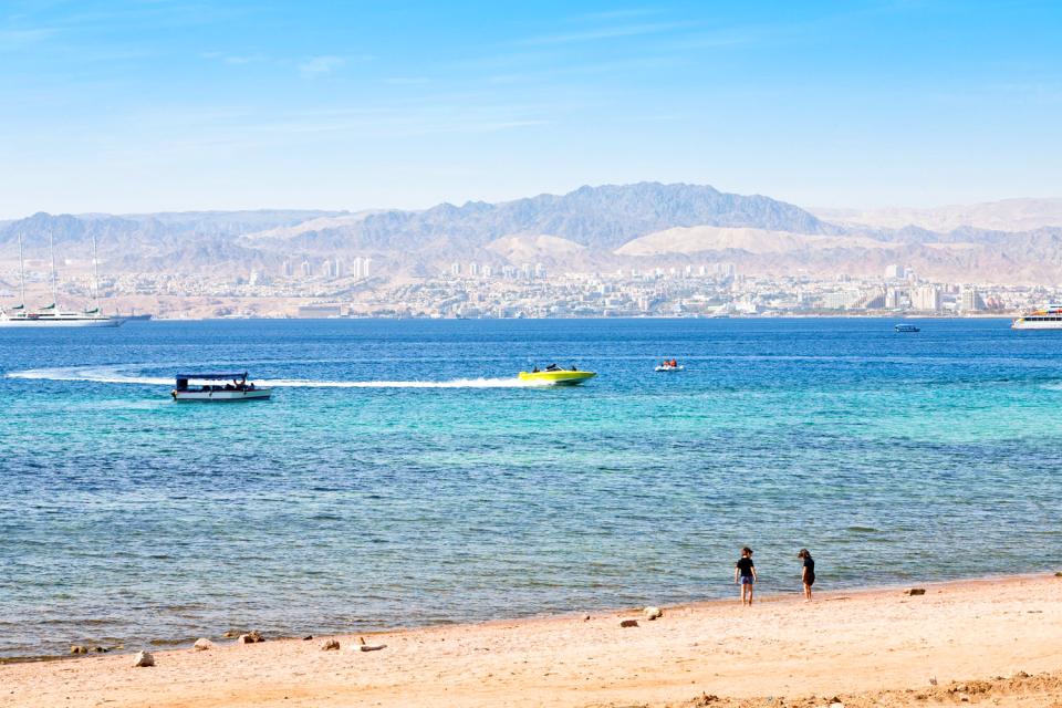 Il Golfo di Aqaba , Giordania