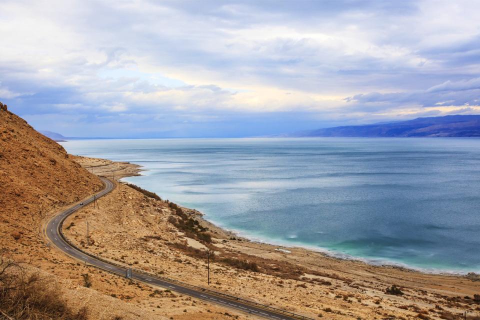 El Mar Muerto , Jordania