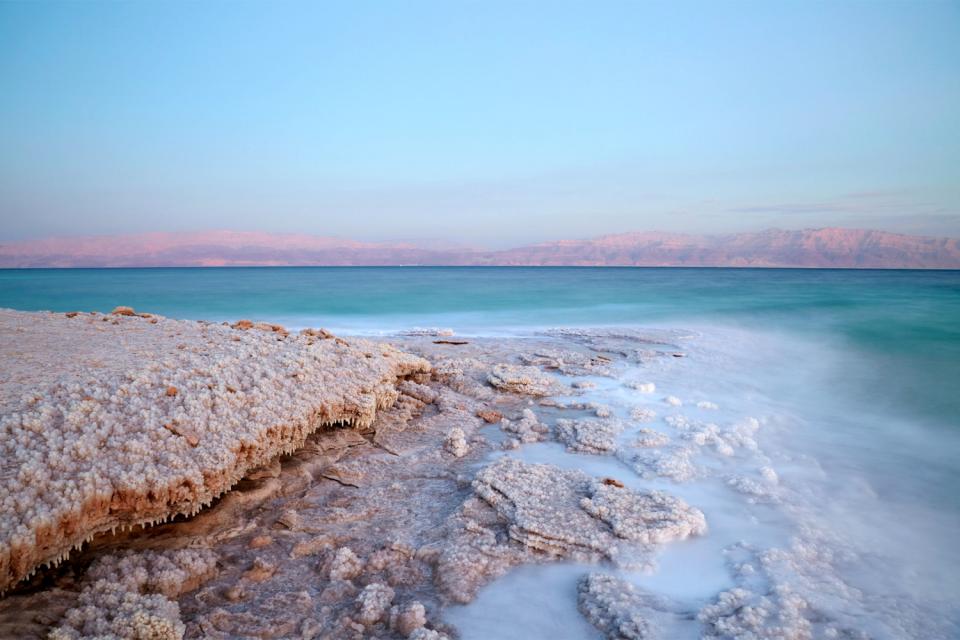 El Mar Muerto , Jordania