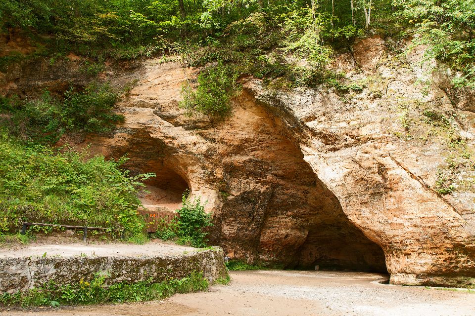 La grotte de Gutmanis , Lettonie