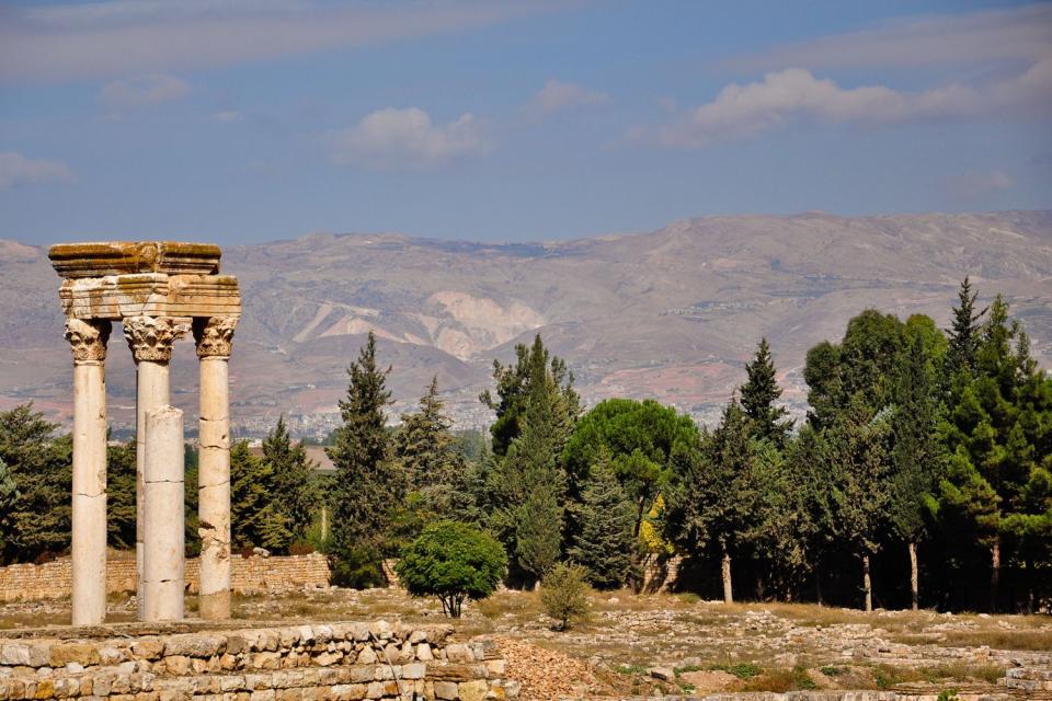Le site d'Anjaar , Liban