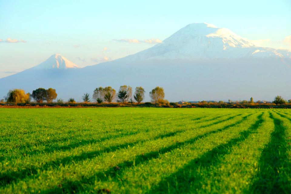 El valle Ararat , Armenia