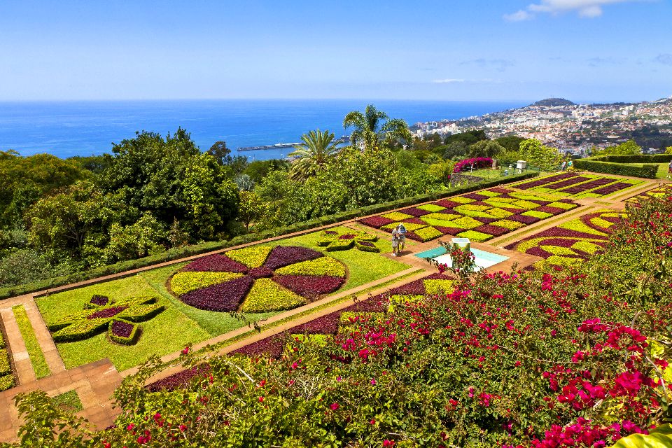 El jardín botánico de Funchal , Portugal