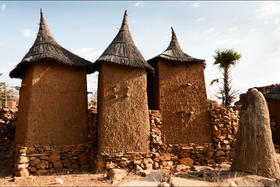 Les paysages, Mali Afrique Dogon Bandiagara maison case habitation