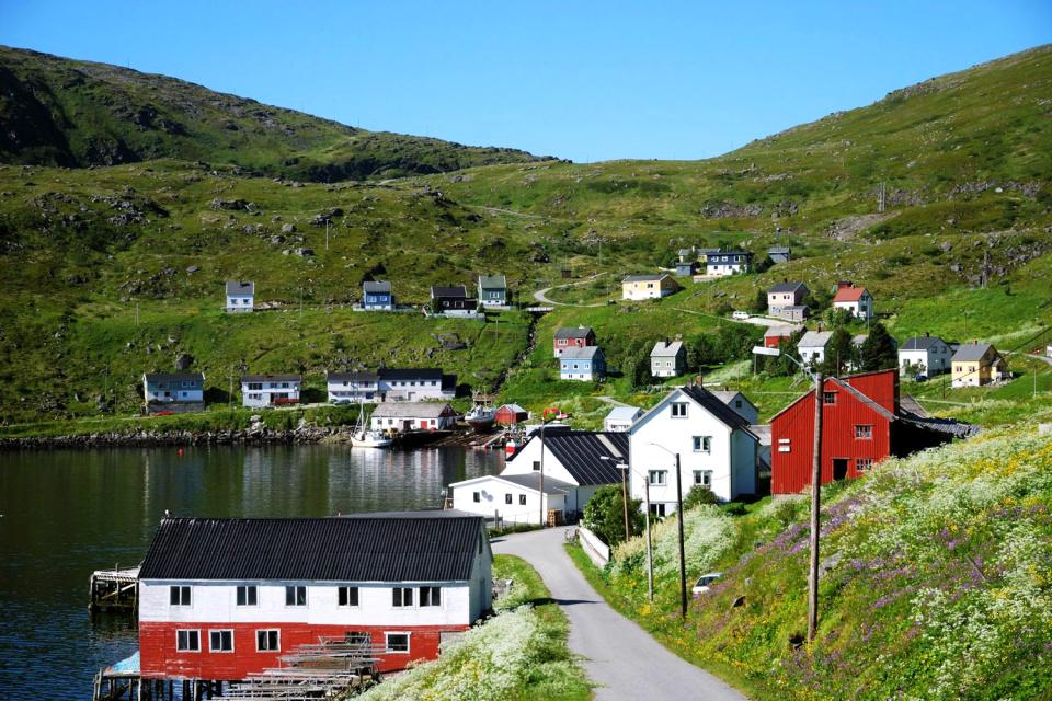 Il nord , Le montagne del Finnmark, Norvegia , Norvegia