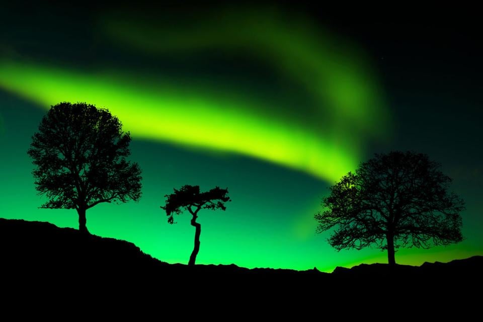 Le aurore boreali , Norvegia