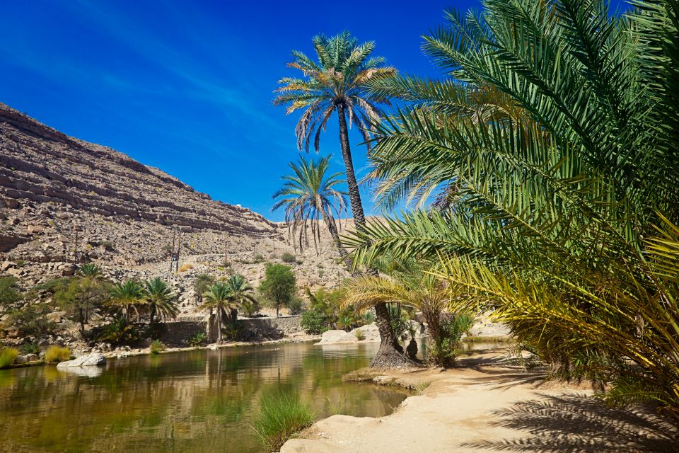 Das Wadi Bani Khalid, Das Hadschar-Gebirge (Omangebirge), Die Landschaften, Sultanat Oman