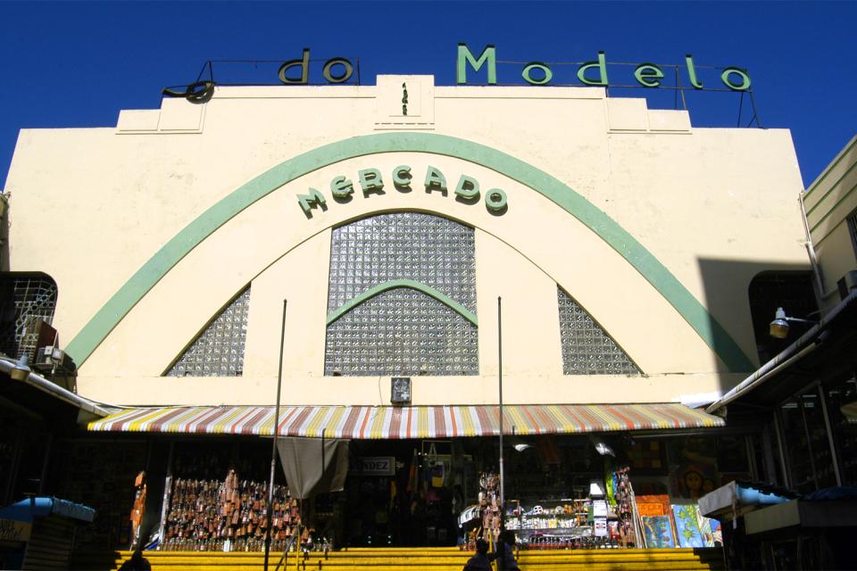 Die Markthallen Marcado Modelo , Markthalle Mercado Modelo , Dominikanische Republik