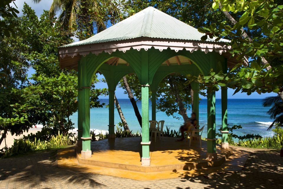 Les îles et les plages, Playa Grande République Dominicaine Caraïbes plage mer sable verdure