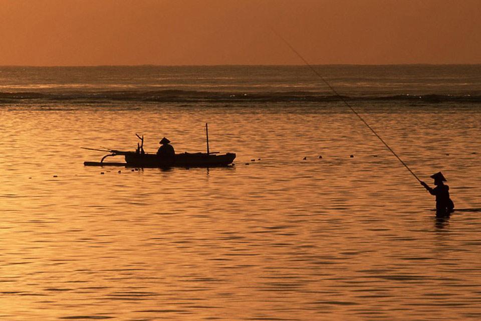 Las playas , La pesca , Indonesia