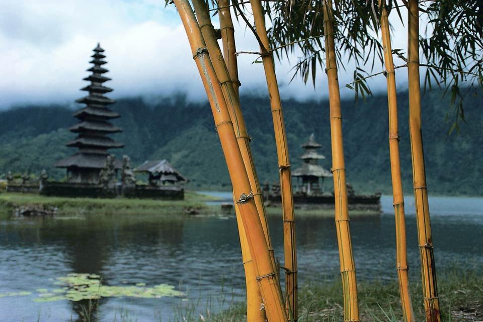 I templi di Ulun Danu Batur, Tanah Lot e Besakih , Fonte di fertillità , Indonesia