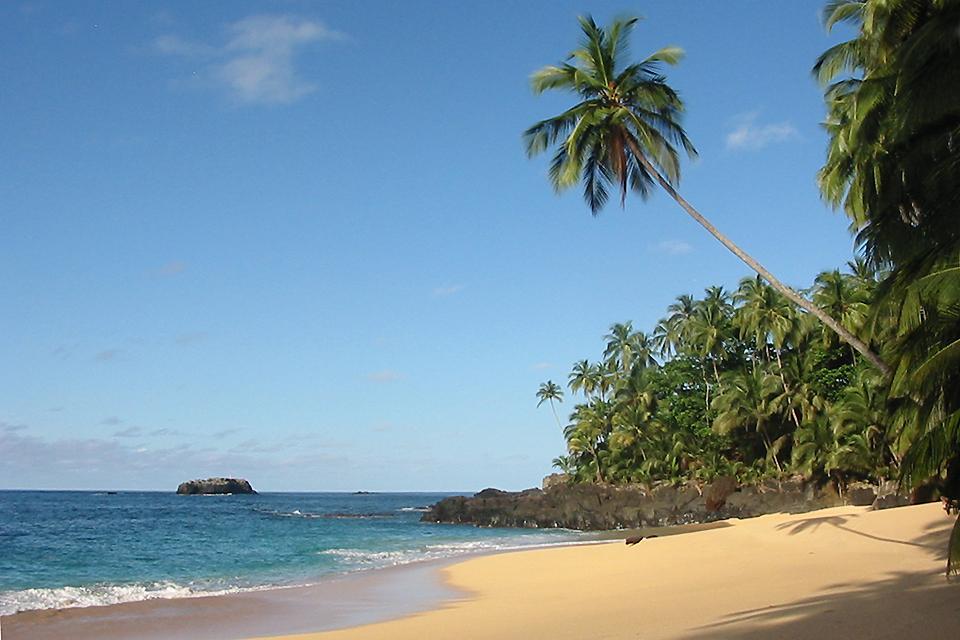 Die Strände von São Tomé , São Tomé und Principe