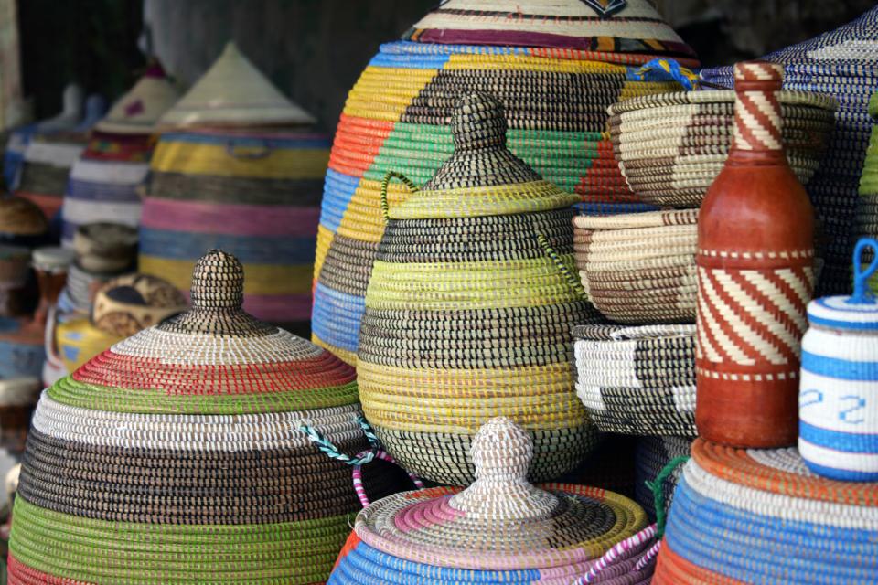 La fabricación de artes decorativas , Senegal