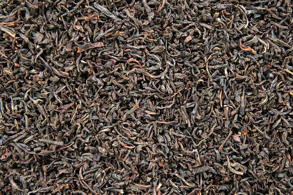 Tea plantations , Black tea leaves. , Sri Lanka