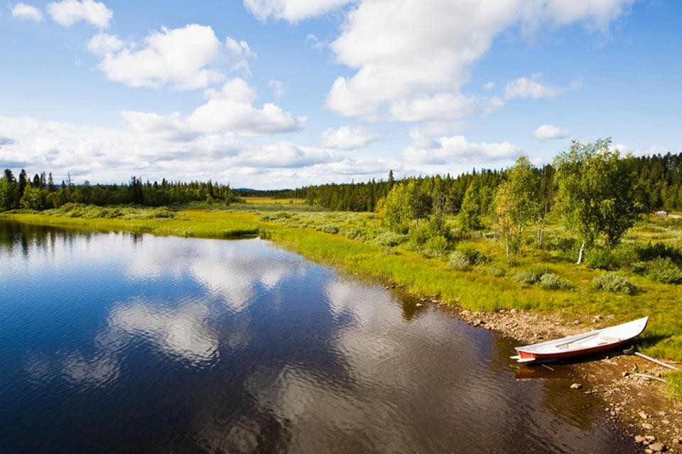 I laghi e le cascate , I laghi del nord, Svezia , Svezia