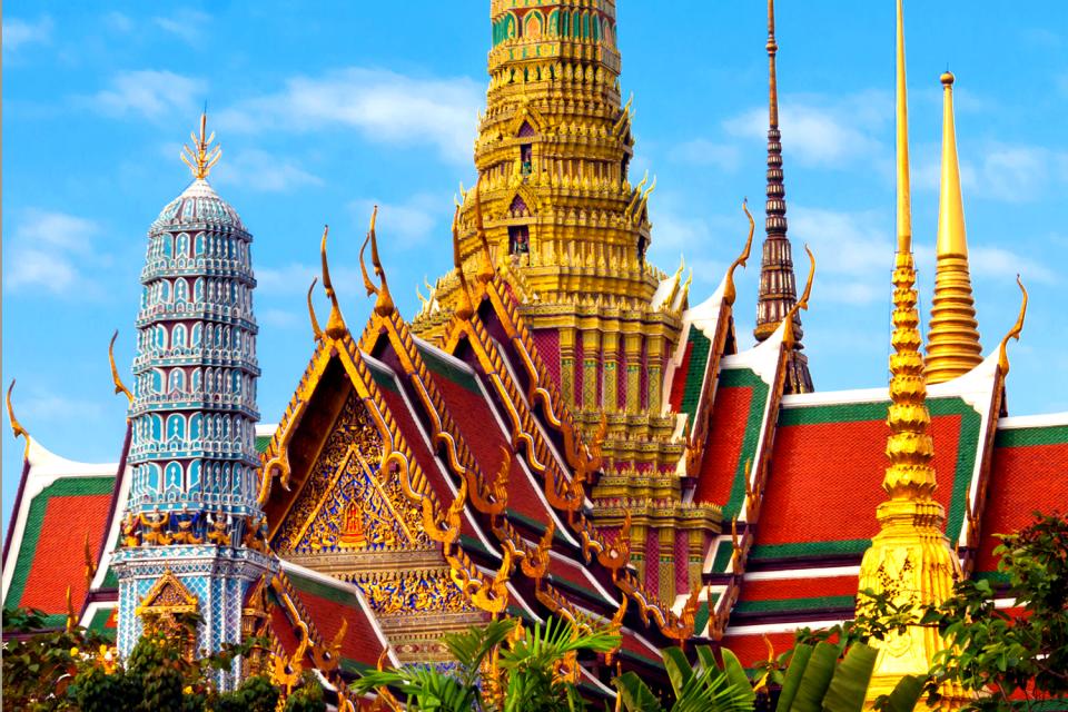 Los templos de Siam , El Wat Phra Kaew , Tailandia