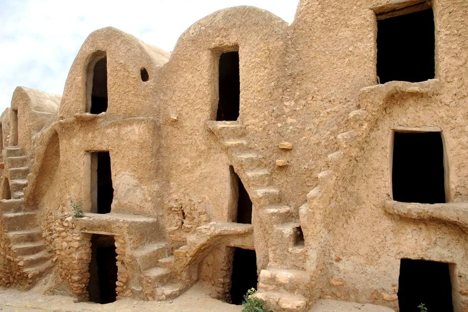Le village de Medenine , Tunisie