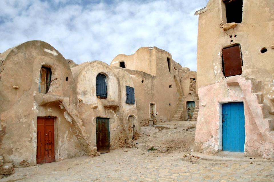 Le village de Medenine , Tunisie