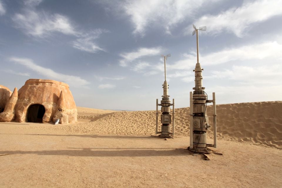 , El decorado de "La Guerra de las Galaxias", Los castillos del desierto, Matmata, Túnez