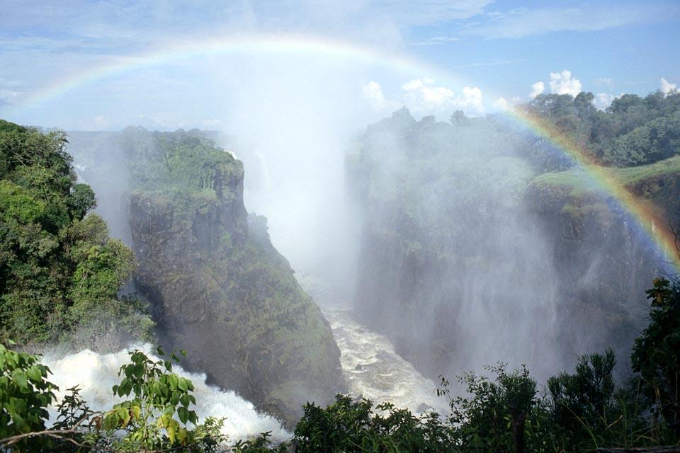 Les chutes Victoria , Zambie