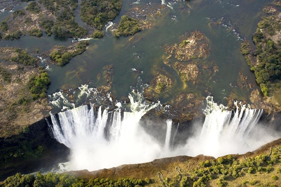 Les chutes Victoria , Zambie