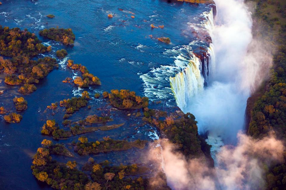 Les chutes Victoria , Zimbabwe