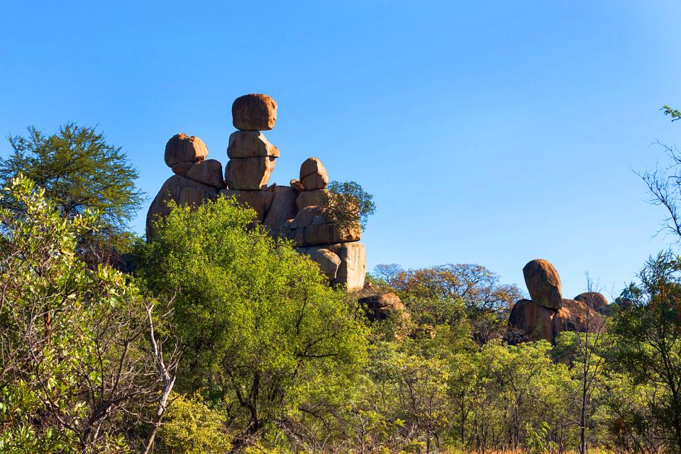 El Parque Nacional Matopos , Zimbabwe