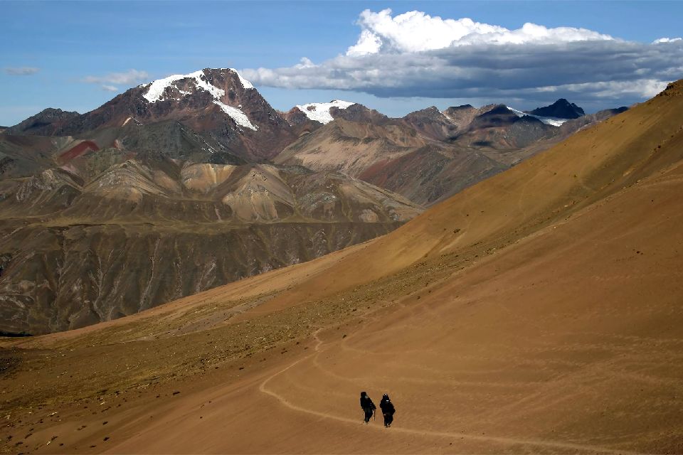 Trekking-Tour von Olleros nach Chavin , Peru