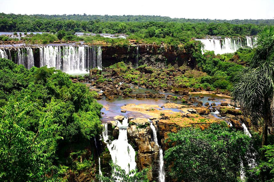Die Iguaçu-Wasserfälle , Brasilien