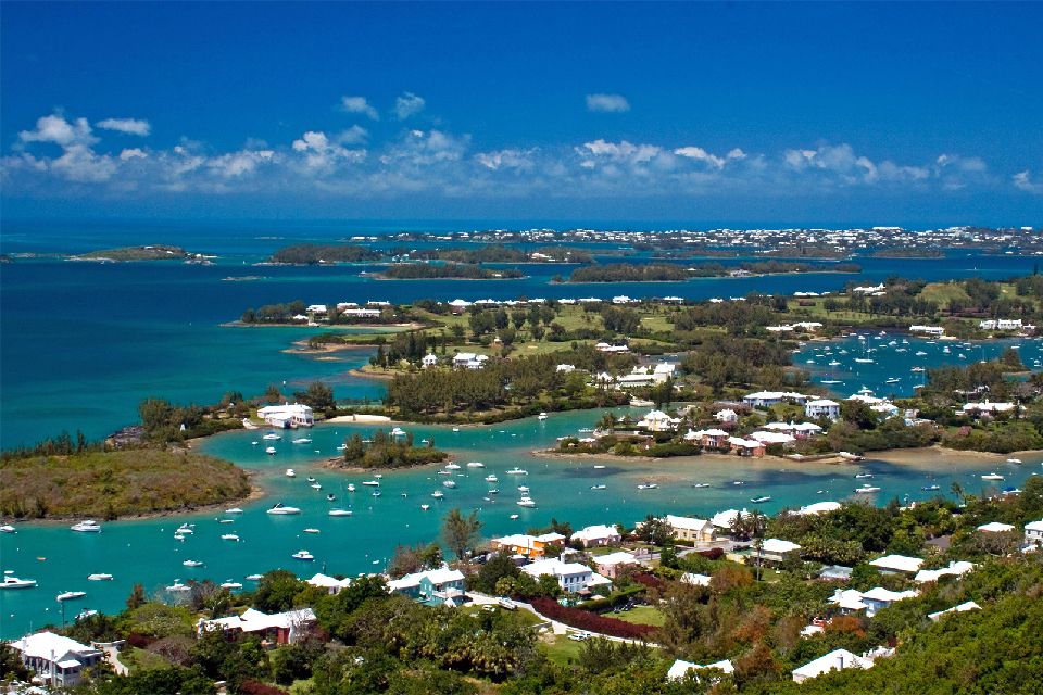 La baia di Great Sound , Bermuda