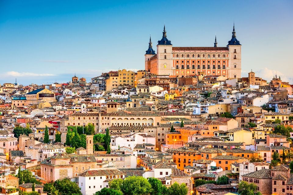 Das Alcazar von Toledo , Spanien