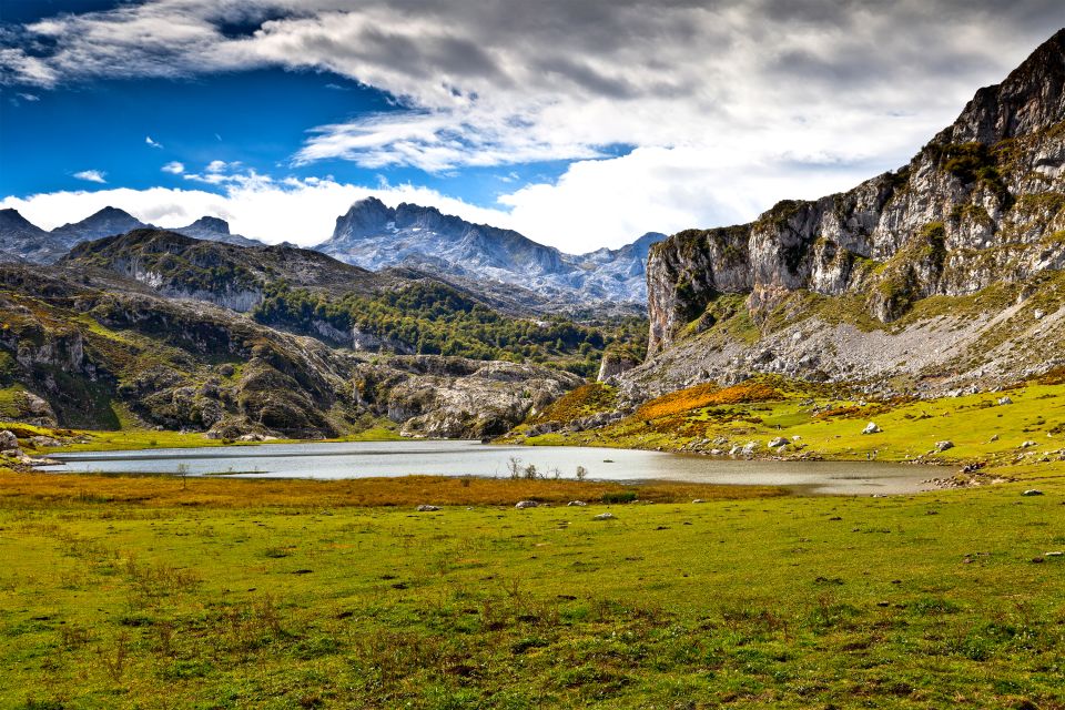 Les paysages, asturies, covadonga, lac, montagne, espagne, europe, ercina